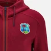 Camisola de viagem com fecho completo para adultos West Indies Cricket 2025/26 Camisola de viagem com fecho completo para adultos West Indies Cricket 2025/26