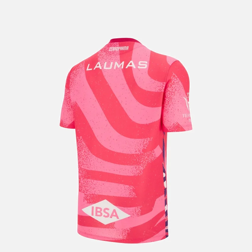 Camisola réplica de jogo júnior Zebre Parma 2025/26 Camisola réplica de jogo júnior Zebre Parma 2025/26