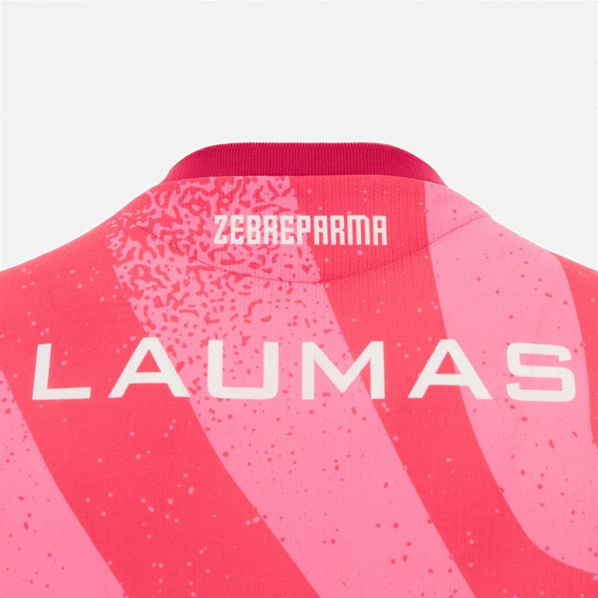 Camisola réplica de jogo júnior Zebre Parma 2025/26 Camisola réplica de jogo júnior Zebre Parma 2025/26