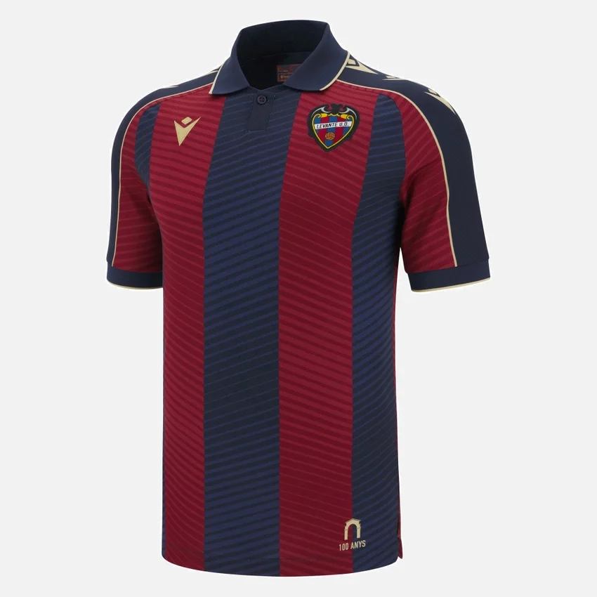 Camisolas de jogo em casa do Levante UD 2025/26 para adultos Camisolas de jogo em casa do Levante UD 2025/26 para adultos