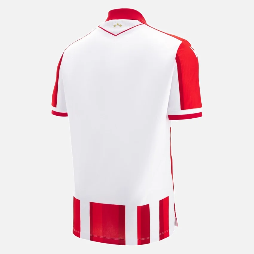 Camisolas de jogo em casa do Red Star Belgrado 2025/26 para adultos Camisolas de jogo em casa do Red Star Belgrado 2025/26 para adultos