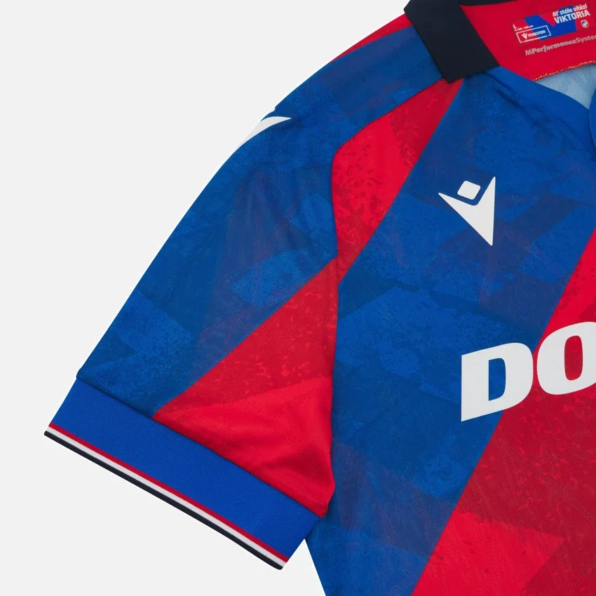 Camisolas de jogo em casa para adultos do FC Viktoria Plzen 2025/26 Camisolas de jogo em casa para adultos do FC Viktoria Plzen 2025/26