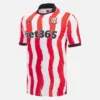 Camisolas de jogo em casa para adultos do Stoke City FC 2025/26 Camisolas de jogo em casa para adultos do Stoke City FC 2025/26