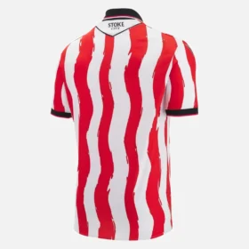 Camisolas de jogo em casa para adultos do Stoke City FC 2025/26 Camisolas de jogo em casa para adultos do Stoke City FC 2025/26