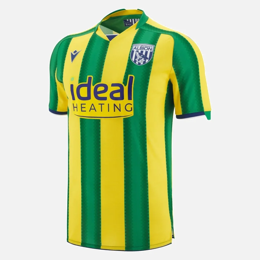 Camisolas de jogo fora de casa do West Bromwich Albion F.C. 2025/26 para adultos Camisolas de jogo fora de casa do West Bromwich Albion F.C. 2025/26 para adultos