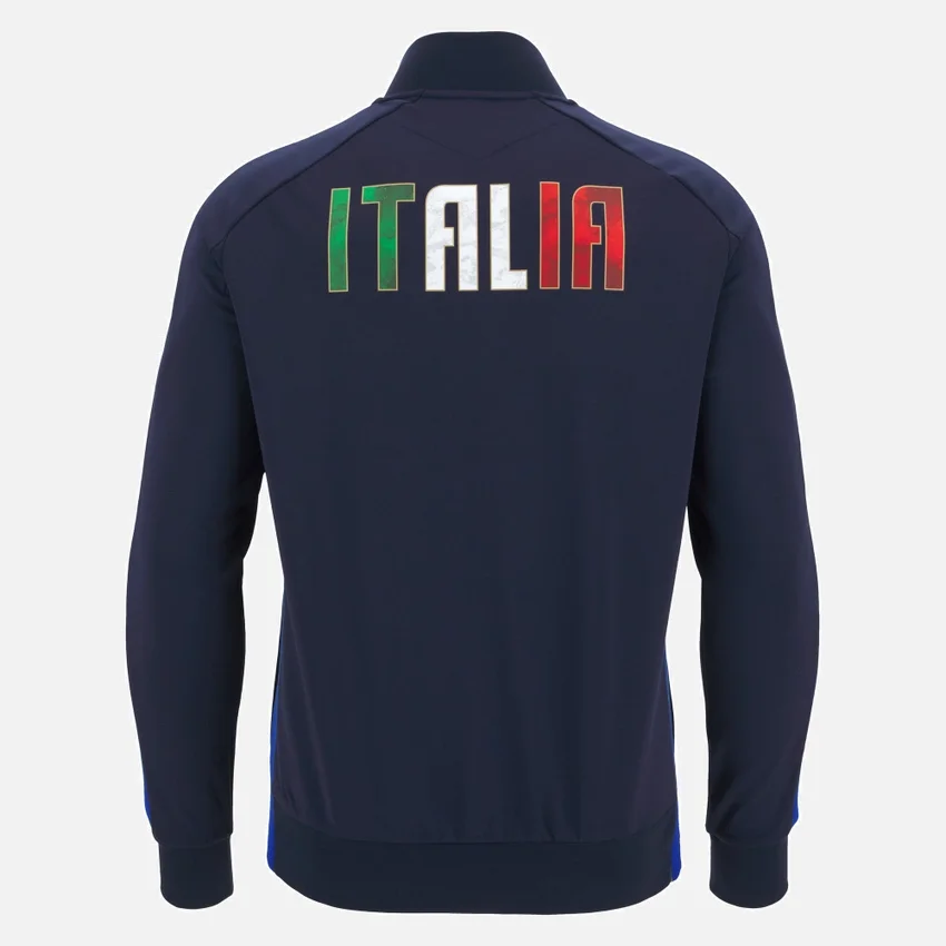 Casaco Anthem para adultos Italia Rugby 2025/26 Athleisure Casaco Anthem para adultos Italia Rugby 2025/26 Athleisure