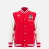 Casaco Athleisure de coleção cápsula Garibaldi Italia Rugby 2025/26 para crianças Casaco Athleisure de coleção cápsula Garibaldi Italia Rugby 2025/26 para crianças
