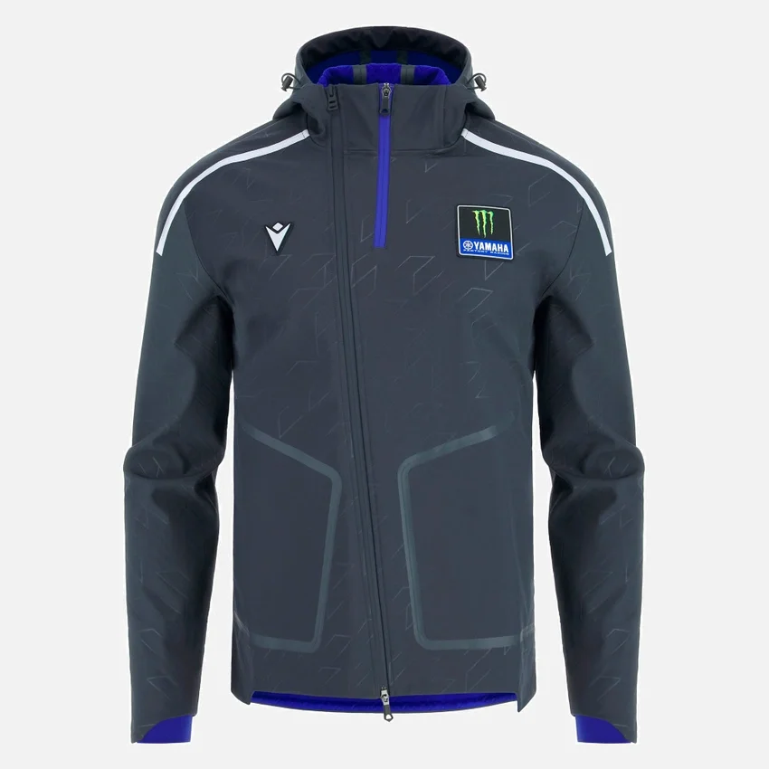 Casaco de banho de viagem Monster Energy Yamaha MotoGP 2026 para homem Casaco de banho de viagem Monster Energy Yamaha MotoGP 2026 para homem