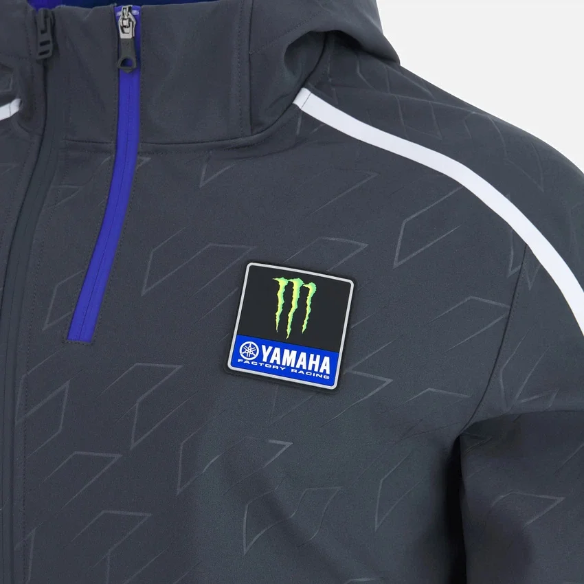 Casaco de banho de viagem Monster Energy Yamaha MotoGP 2026 para homem Casaco de banho de viagem Monster Energy Yamaha MotoGP 2026 para homem