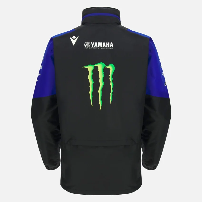 Casaco de banho réplica da equipa Monster Energy Yamaha MotoGP 2026 Casaco de banho réplica da equipa Monster Energy Yamaha MotoGP 2026