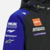Casaco de banho réplica da equipa Monster Energy Yamaha MotoGP 2026 Casaco de banho réplica da equipa Monster Energy Yamaha MotoGP 2026