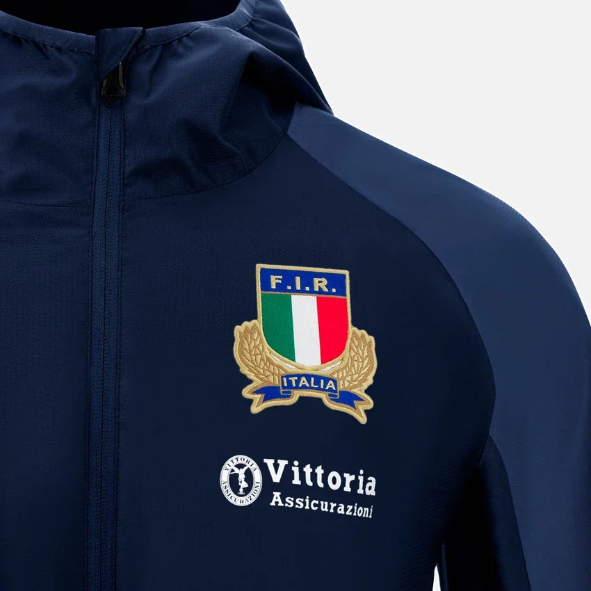 Casaco impermeável para adultos Italia Rugby 2025/26 Casaco impermeável para adultos Italia Rugby 2025/26