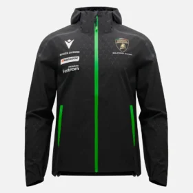 Casaco impermeável para homem Automobili Lamborghini Squadra Corse Casaco impermeável para homem Automobili Lamborghini Squadra Corse