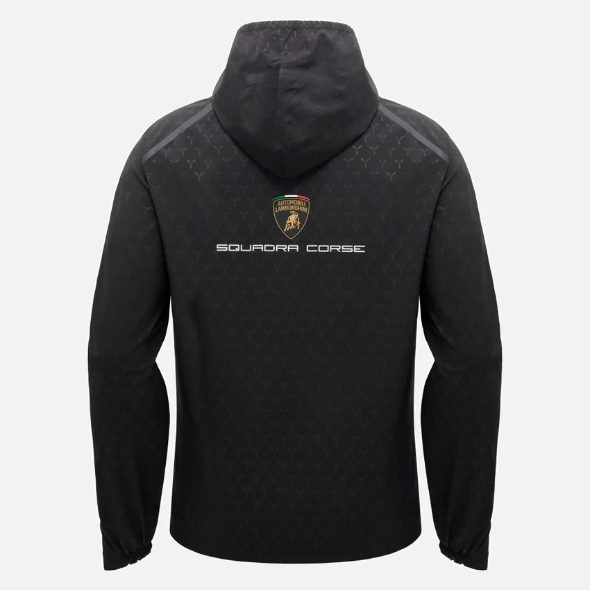 Casaco impermeável para homem Automobili Lamborghini Squadra Corse Casaco impermeável para homem Automobili Lamborghini Squadra Corse