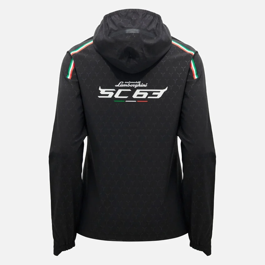 Casaco impermeável para mulher Automobili Lamborghini Squadra Corse Casaco impermeável para mulher Automobili Lamborghini Squadra Corse