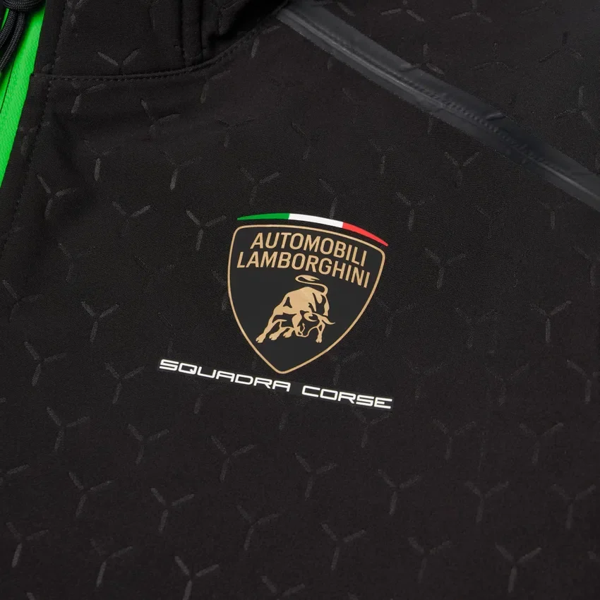 Casaco Softshell Infantil Automobili Lamborghini Squadra Corse Casaco Softshell Infantil Automobili Lamborghini Squadra Corse