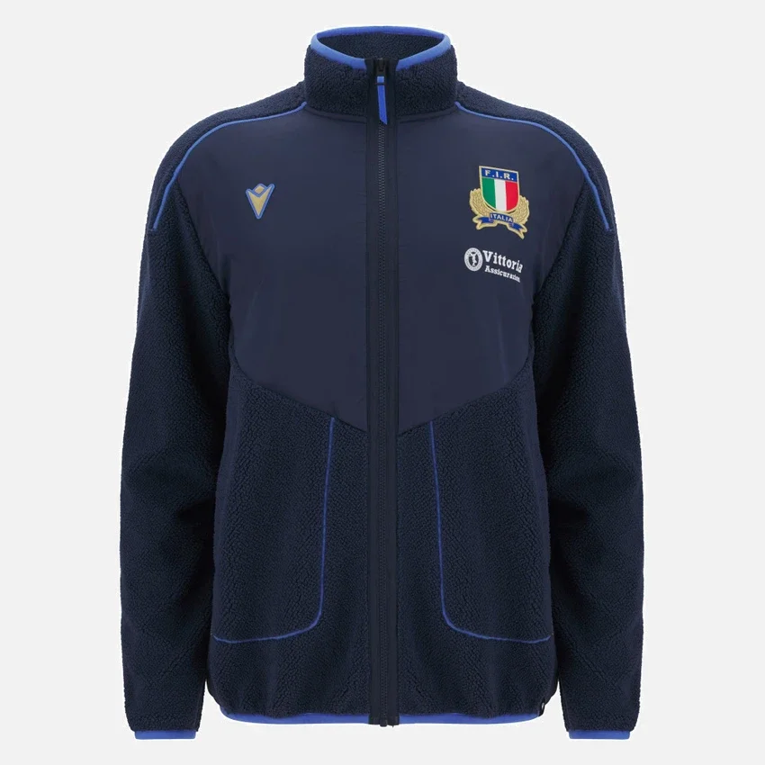 Casaco Teddy para Adultos Italia Rugby 2025/26 Athleisure Casaco Teddy para Adultos Italia Rugby 2025/26 Athleisure