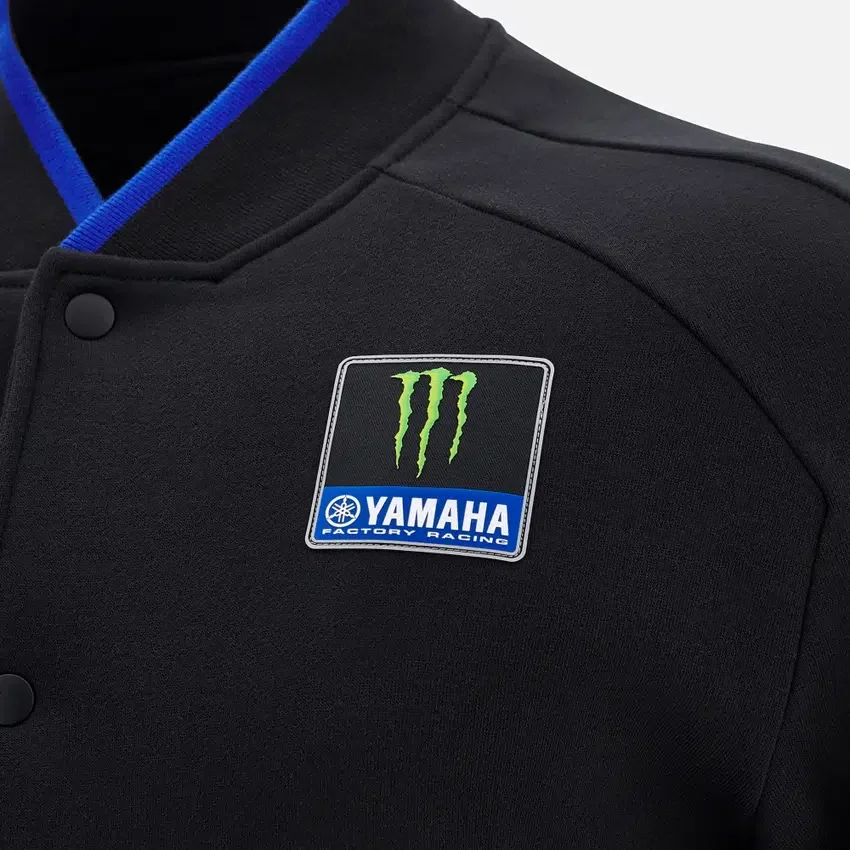 Casaco universitário masculino Yamaha Factory Racing 2025 Casaco universitário masculino Yamaha Factory Racing 2025