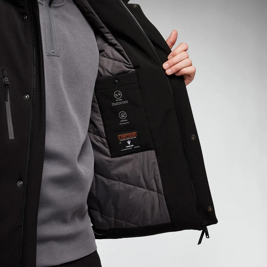 Casaco Winterfall acolchoado e impermeável com capuz Casaco Winterfall acolchoado e impermeável com capuz
