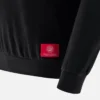 Coleção Unibo Camisola de gola redonda preta não escovada para adultos Coleção Unibo Camisola de gola redonda preta não escovada para adultos