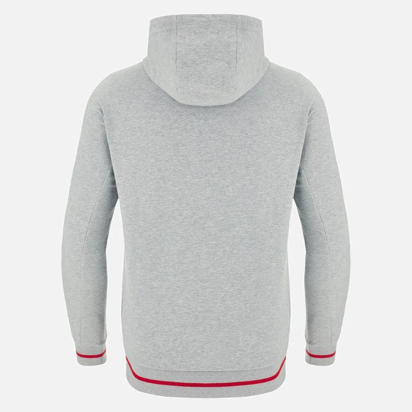 Coleção Unibo Hoodies cinzenta mesclada escovada para adultos Coleção Unibo Hoodies cinzenta mesclada escovada para adultos