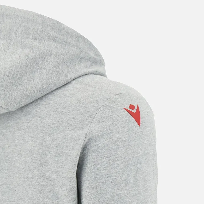 Coleção Unibo Hoodies cinzenta mesclada escovada para adultos Coleção Unibo Hoodies cinzenta mesclada escovada para adultos