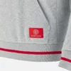 Coleção Unibo Hoodies cinzenta mesclada escovada para adultos Coleção Unibo Hoodies cinzenta mesclada escovada para adultos