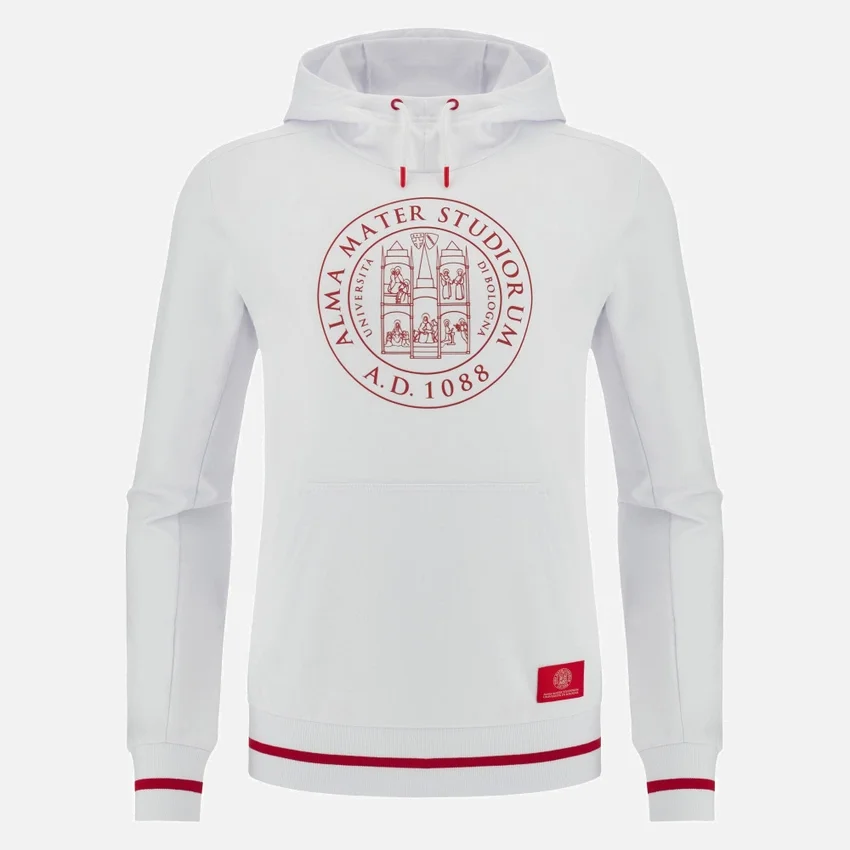 Coleção Unibo Hoodies com capuz brancos escovados para adultos Coleção Unibo Hoodies com capuz brancos escovados para adultos