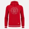 Coleção Unibo Hoodies com capuz vermelho escovado para adultos Coleção Unibo Hoodies com capuz vermelho escovado para adultos