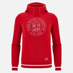 Coleção Unibo Hoodies com capuz vermelho escovado para adultos