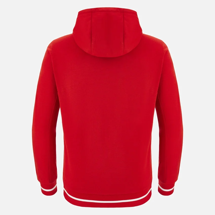 Coleção Unibo Hoodies com capuz vermelho escovado para adultos Coleção Unibo Hoodies com capuz vermelho escovado para adultos