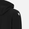 Coleção Unibo Hoodies preta escovada para adultos Coleção Unibo Hoodies preta escovada para adultos