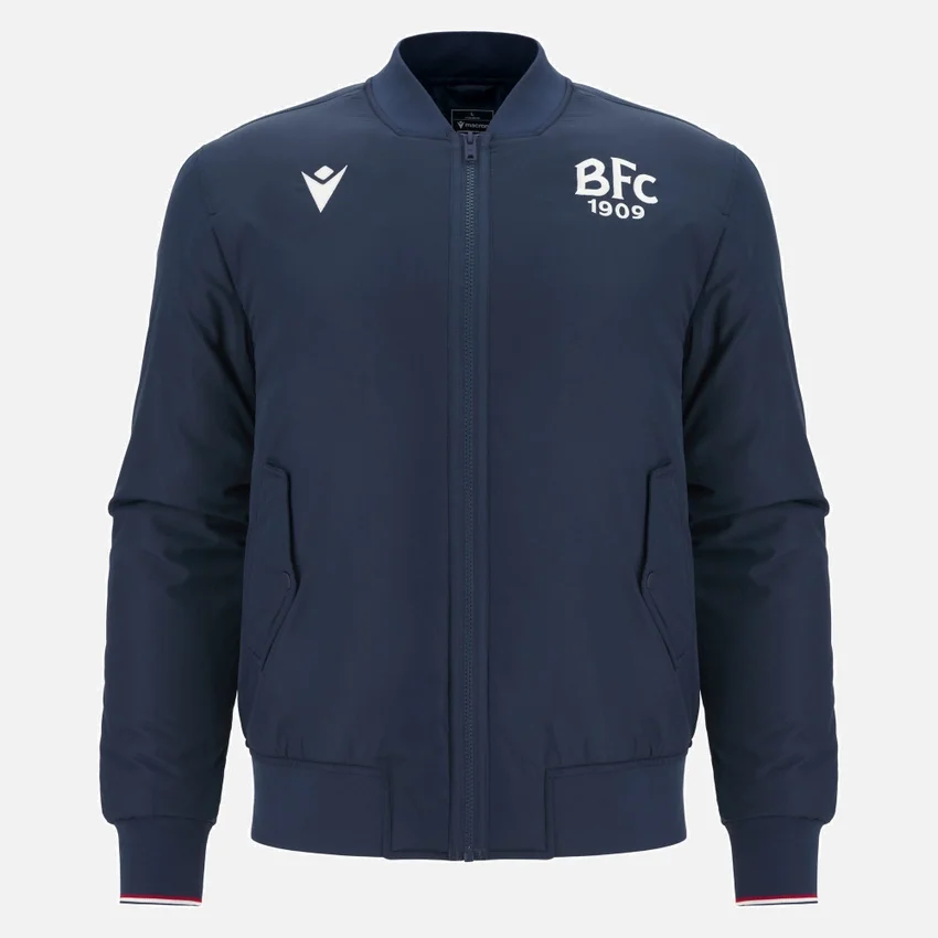 Colete acolchoado oficial para adultos do Bologna FC 1909 2025/26 Colete acolchoado oficial para adultos do Bologna FC 1909 2025/26