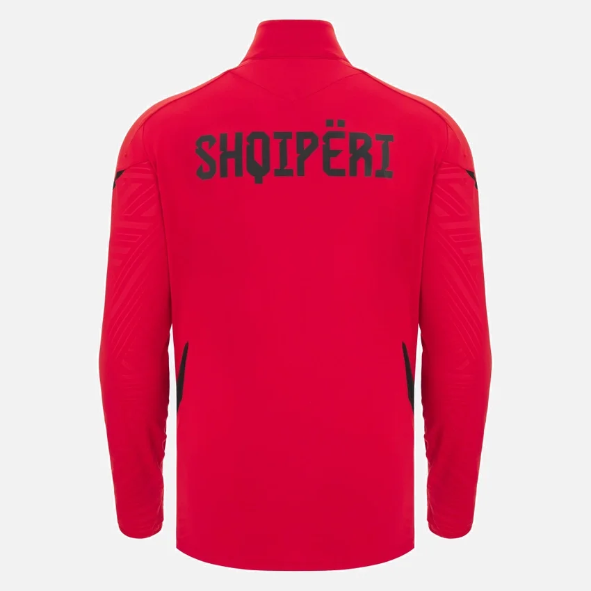 Equipa Nacional da Albânia FSHF 2026/27 Tops com 1/4 de fecho para adultos Equipa Nacional da Albânia FSHF 2026/27 Tops com 1/4 de fecho para adultos