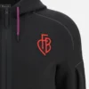 FC Basel 2025/26 Athleisure Camisola com capuz em algodão com fecho completo para adultos FC Basel 2025/26 Athleisure Camisola com capuz em algodão com fecho completo para adultos