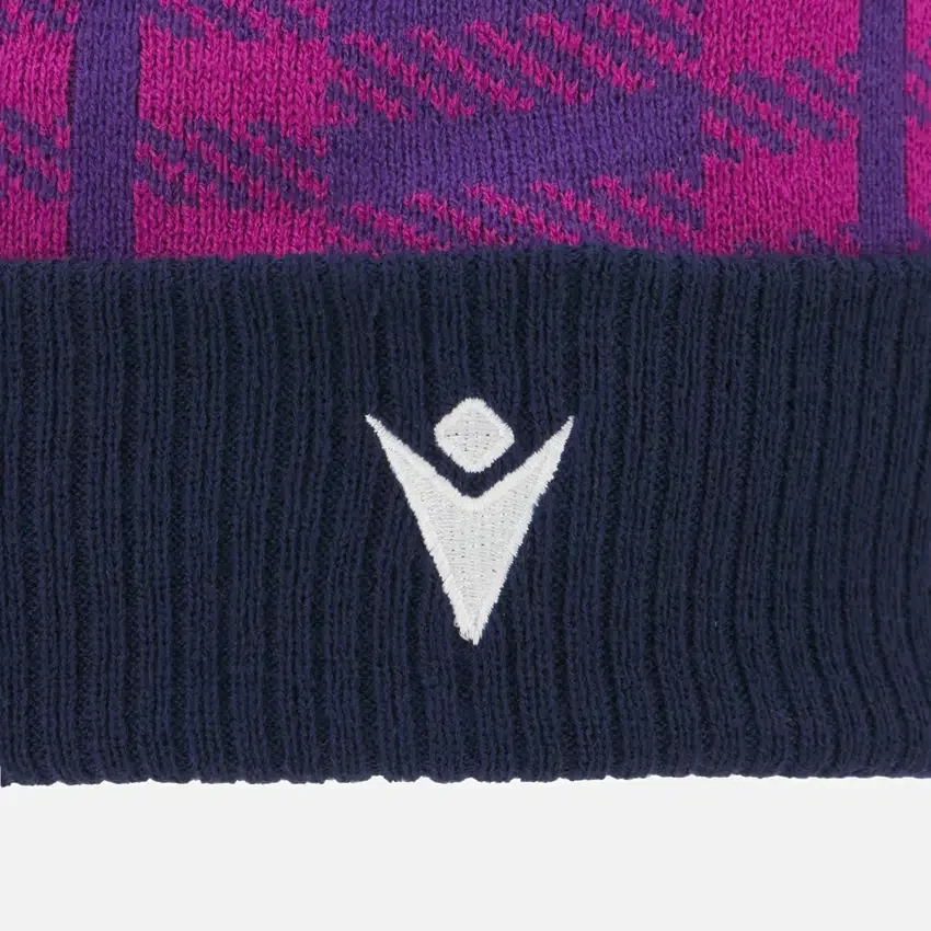 Gorro com pompom azul-marinho e roxo Scottish Rugby 2025/26 Gorro com pompom azul-marinho e roxo Scottish Rugby 2025/26