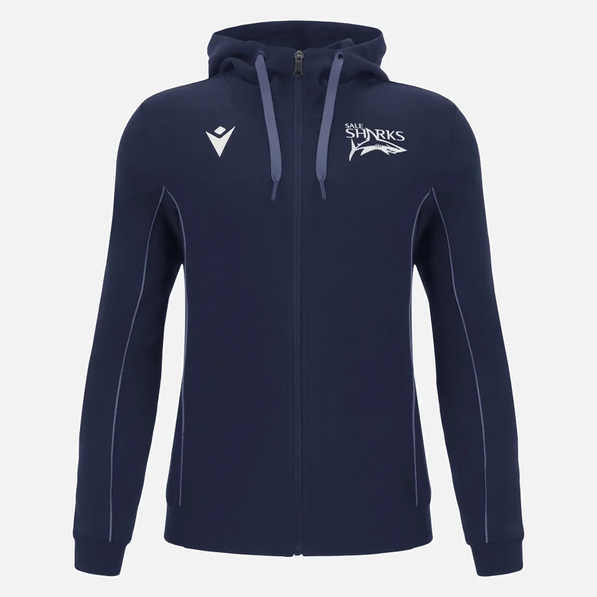 Hoodies com fecho completo Sale Sharks 2025/26 Hoodies com fecho completo Sale Sharks 2025/26