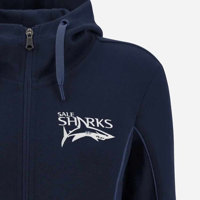 Hoodies com fecho completo Sale Sharks 2025/26 Hoodies com fecho completo Sale Sharks 2025/26