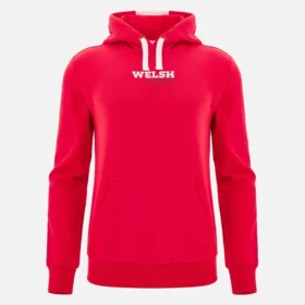 Hoodies vermelhos para adeptos do Welsh Rugby 2025/26
