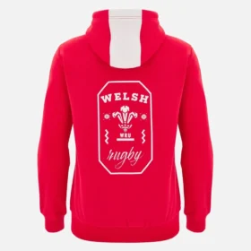 Hoodies vermelhos para adeptos do Welsh Rugby 2025/26