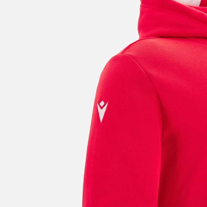 Hoodies vermelhos para adeptos do Welsh Rugby 2025/26 Hoodies vermelhos para adeptos do Welsh Rugby 2025/26