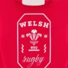 Hoodies vermelhos para adeptos do Welsh Rugby 2025/26 Hoodies vermelhos para adeptos do Welsh Rugby 2025/26