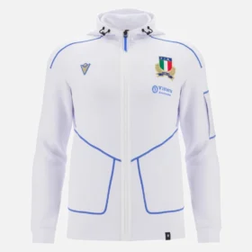 Italia Rugby 2025/26 Camisola Athleisure para adultos com fecho completo