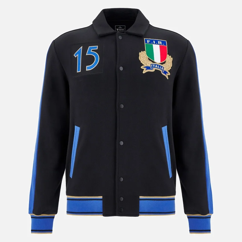 Italia Rugby 2025/26 Linha de Fãs para Adultos Camisola Universitária Italia Rugby 2025/26 Linha de Fãs para Adultos Camisola Universitária
