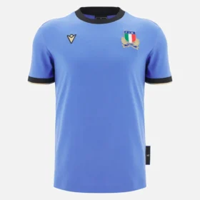 Linha de fãs de T-shirts de algodão canelado Italia Rugby 2025/26