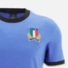 Linha de fãs de T-shirts de algodão canelado Italia Rugby 2025/26 Linha de fãs de T-shirts de algodão canelado Italia Rugby 2025/26