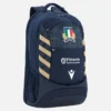 Mochila Italia Rugby 2025/26 azul-marinho e dourada Mochila Italia Rugby 2025/26 azul-marinho e dourada