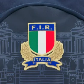Mochila Italia Rugby 2025/26 azul-marinho e dourada Mochila Italia Rugby 2025/26 azul-marinho e dourada