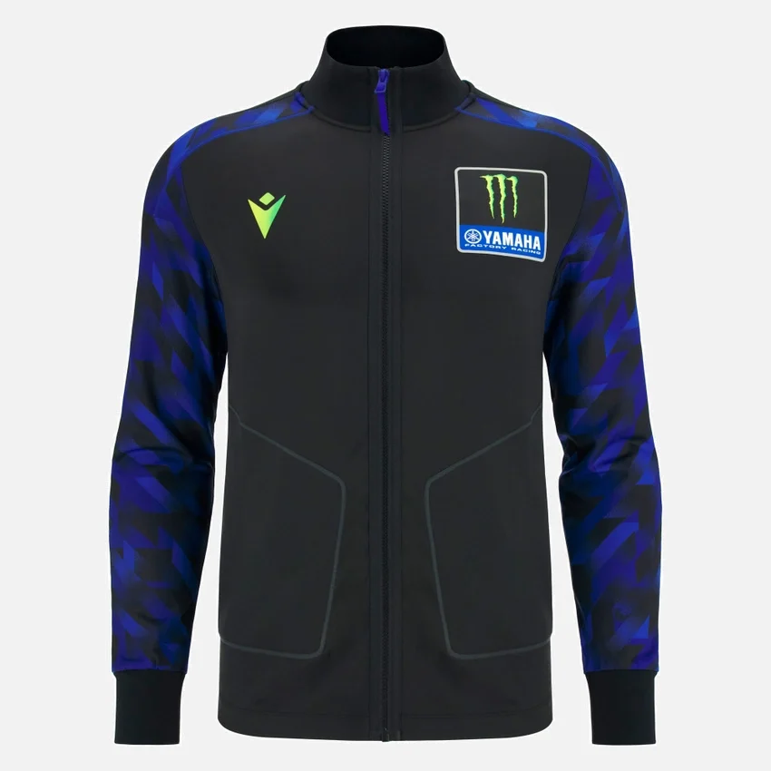 Monster Energy Yamaha MotoGP 2026 Man Fan Gear Camisola com Fecho Completo Monster Energy Yamaha MotoGP 2026 Man Fan Gear Camisola com Fecho Completo