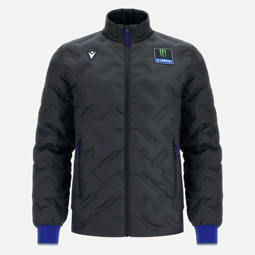 Monster Energy Yamaha MotoGP 2026 Replicação de Casaco Bomber Acolchoado para Homem Monster Energy Yamaha MotoGP 2026 Replicação de Casaco Bomber Acolchoado para Homem